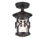 Elstead - Vonkajšie stropné svietidlo HEREFORD 1xE27/100W/230V IP23 čierna BL13A-BLACK