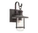 Elstead Kichler - Vonkajšie nástenné svietidlo RIVERWOOD 1xE27/60W/230V IP44 antracit KL-RIVERWOOD2-S
