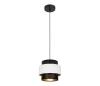 Luster na lanku NESS 1xE27/60W/230V čierna/biela 0848