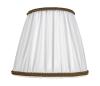 - Tienidlo k stolnej a stojacej lampe E27 pr. 18,5 cm biela/hnedá 603089