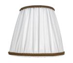 - Tienidlo k stolnej a stojacej lampe E27 pr. 18,5 cm biela/hnedá 603089