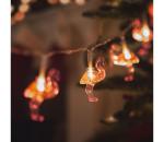 LED Dekoračná reťaz 10xLED/3xAA 1,1m teplá biela gl-58219