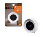 Ledvance-LED Digitálne hodiny s podsvietením NIGHTLUX LED/0,3W/5V 3000/4000/6500K 4058075757721