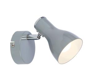 Nástenná lampička JULIE 1xE14/40W/230V šedá 91-66619