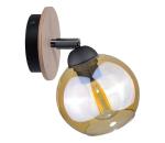 Keter Lighting Nástenné bodové svietidlo THEA WOOD 1xE27/60W/230V 2041