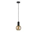 Keter Lighting Luster na lanku JANTAR BLACK 1xE27/60W/230V 1970