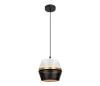 HEXE Luster na lanku PARIS 1xE27/60W/230V biela/čierna/zlatá 0082