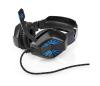 GHST250BK - LED Herné slúchadlá s mikrofónom čierna/modrá GHST250BK