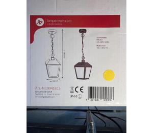 Lampenwelt - Vonkajší luster na reťazi BENDIX LED/8W/230V IP44 4251096552980