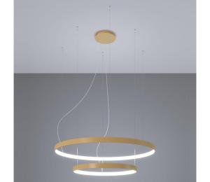 Thoro TH.268 - LED Luster na lanku RIO LED/80W/230V CRI95 4000K zlatá TH.268