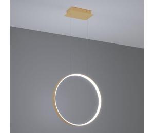 Thoro TH.221 - LED Luster na lanku RIO LED/30W/230V CRI95 4000K pr. 55 cm zlatá TH.221