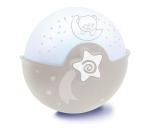 Infantino - Detská lampička s projektorom 3xAA šedá 004909-00INF