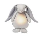 Moonie - Uspávačik s melódiou a svetlom zajačik silver 4554MOO