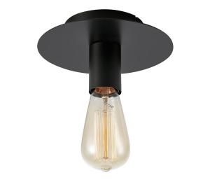 Markslöjd 108540 - Stropné svietidlo PIATTO 1xE27/40W/230V čierna 108540