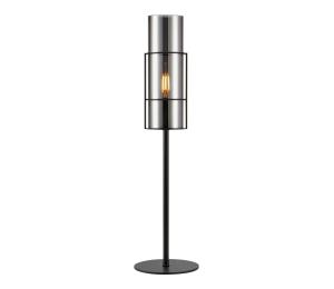 Markslöjd 108559 - Stolná lampa TUBO 1xE14/40W/230V 50 cm čierna 108559