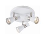 Markslöjd 108628 - Bodové svietidlo FOLIE 3xGU10/7W/230V biela/matný chróm 108628