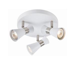 Markslöjd 108628 - Bodové svietidlo FOLIE 3xGU10/7W/230V biela/matný chróm 108628