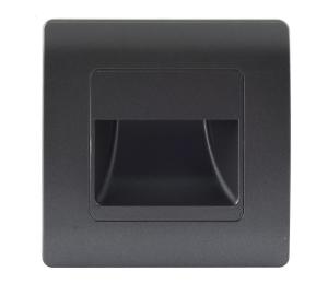 Emithor  - LED Schodiskové svietidlo STEP LIGHT LED/1W/230V 4000K čierna