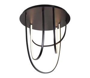 Zam 1951 - LED Stmievateľný prisadený luster LED/80W/230V čierna 1951