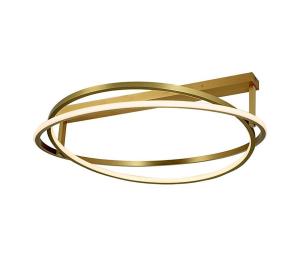 Zam 22019 - LED Stmievateľný prisadený luster LED/80W/230V pr. 79 cm zlatá 22019