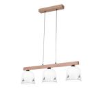 Kolarz A1352.83.G.100-Luster na lanku NONNA 3xE27/60W/230V jelene dub/biela/zelená A1352.83.G.100