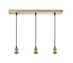 Home Sweet Home Napájací kábel VINTAGE 3xE27/40W/230V mosadz 8718808106450