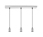 Home Sweet Home Napájací kábel VINTAGE 3xE27/40W/230V matný chróm 8718808106467