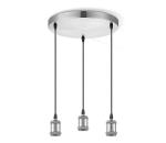 Home Sweet Home Napájací kábel VINTAGE 3xE27/60W/230V matný chróm 8718808106504