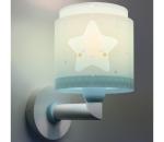 Dalber 76019T - Detské nástenné svietidlo BABY DREAMS 1xE27/15W/230V modrá 76019T