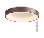 Azzardo -LED Stmievateľné stropné svietidlo SANTANA LED/80W/230V hnedá+DO