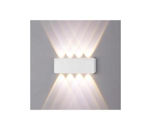 Top Light - LED Vonkajšie nástenné svietidlo LED/8W/230V IP44 4000K biela Ray B