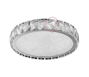 Luxera 62406 - Náhradné sklo GIRO 30 x 50 mm 62406 NS CRYSTAL