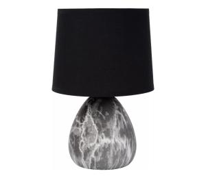 Lucide 47508/81/30 - Stolná lampa MARMO 1xE14/40W/230V čierna 47508/81/30