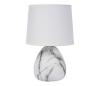 Lucide 47508/81/31 - Stolná lampa MARMO 1xE14/40W/230V biela 47508/81/31