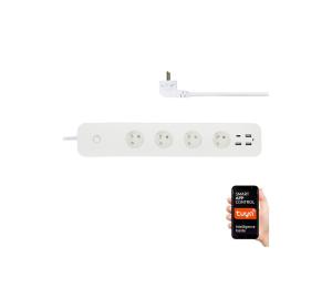 NEO 07771L- Predlžovací kábel NEO LITE Smart 4AC+3xUSB+1xUSB C Wi-Fi Tuya 07771L