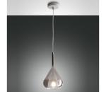 Fabas Luce 3481-40-126 - Luster na lanku LILA 1xE27/40W/230V šedá 3481-40-126