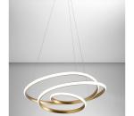 Gea Luce DIVA S P ORO - LED Stmievateľný luster na lanku DIVA LED/43W/230V zlatá DIVA S/P ORO