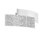 Gea Luce LARA A P arg - Nástenné svietidlo LARA 2xE14/42W/230V strieborná LARA A/P arg