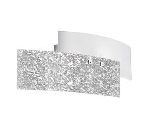 Gea Luce LARA A P arg - Nástenné svietidlo LARA 2xE14/42W/230V strieborná LARA A/P arg