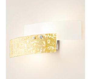 Gea Luce LARA A P oro - Nástenné svietidlo LARA 2xE14/42W/230V zlatá LARA A/P oro