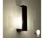 Brilagi -  LED Nástenné svietidlo HERA 1xE27/7,5W/230V wenge BR.0075