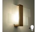 Brilagi -  LED Nástenné svietidlo HERA 1xE27/7,5W/230V drevo BR.0077