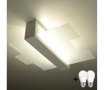 Brilagi -  LED Stropné svietidlo HERA 2xE27/7,5W/230V biela BR.0078