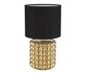 Globo 21626 - Stolná lampa VALENTINO 1xE14/40W/230V čierna/zlatá 21626