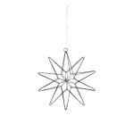 Markslöjd 705749 - LED Vianočná dekorácia GLEAM LED/0,6W/3xAA čierna 705749