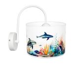 HEXE Detské nástenné svietidlo OCEAN 1xE27/60W/230V 0917