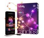 Twinkly TWKH100RGB-T - LED RGB Stmievateľná vianočná reťaz 100xLED 8 m USB Wi-Fi TWKH100RGB-T