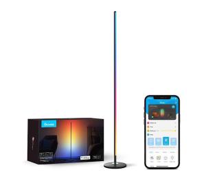 Govee - RGBICW Smart Corner Floor Lamp Wi-Fi H6076311