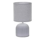 ONLI - Stolná lampa SHELLY 1xE27/22W/230V šedá 28 cm 064/LPG