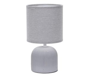 ONLI - Stolná lampa SHELLY 1xE27/22W/230V šedá 28 cm 064/LPG